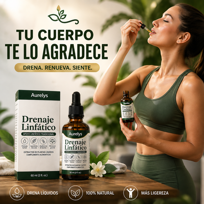 🌿 Gotas Aurelys Drenaje Linfático Premium | Deshincha y Desintoxica tu Cuerpo