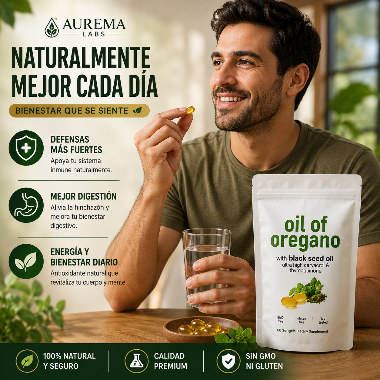 🌿 Oil of Oregano Premium | Defensa Natural y Bienestar Integral